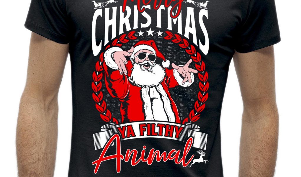 Foute heren kerst T-shirt